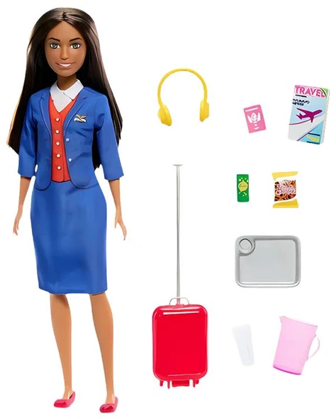 Barbie Hostes Bebek ve Aksesuarları HYT60 - 2