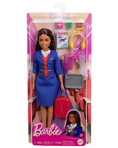 Barbie Hostes Bebek ve Aksesuarları HYT60