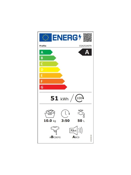 Profilo CGA252A0TR 10 kg 1200 Devir Çamaşır Makinesi (i-Dos) - 2