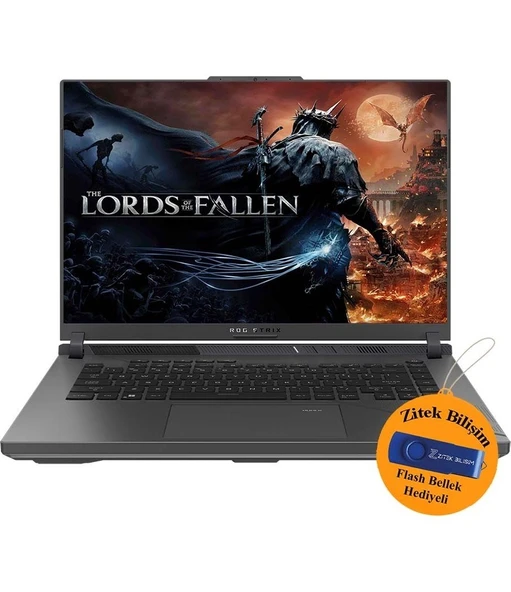 ASUS Rog Strix G16 Intel I7-13650HX 32 GB Ram 1 Tb SSD 8gb RTX4060 WIN11 Home G614JV-N3157 ZI740
