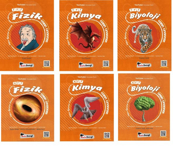 Kafadengi Tyt Ayt Fizik Kimya Biyoloji Temel Ve Orta Soru Bankası Seti 2023 ürün görseli