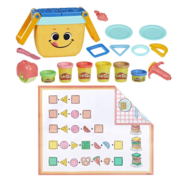 F6916 Play-Doh Piknik Şekilleri Başlangıç Seti +3 yaş - 4
