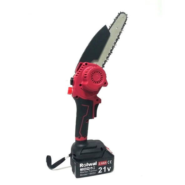 Rolwal Profesyonel 21V 2.0ah Şarjlı Dal Budama Testeresi 20 cm - 2