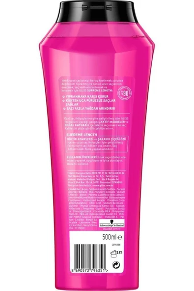 Gliss Supreme Şampuan 4 x 500 ML - 4