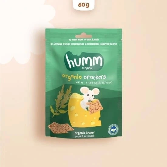 Nessiworld Humm Organik Peynirli Kinoalı Kraker 60 Gr