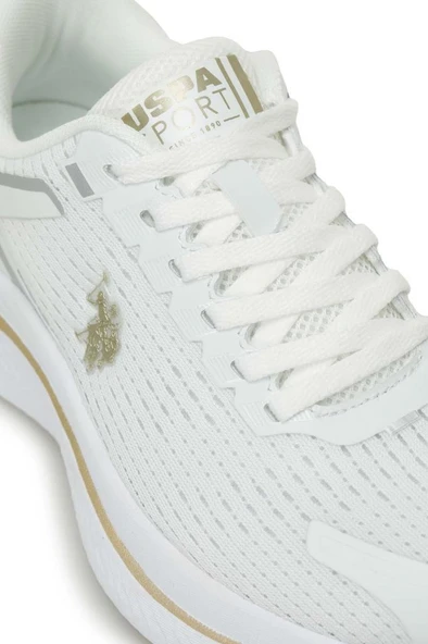 U.S. Polo Assn. GENESIS WMN 5FX 101938169 Kadın Spor Ayakkabı Beyaz Altın - 7