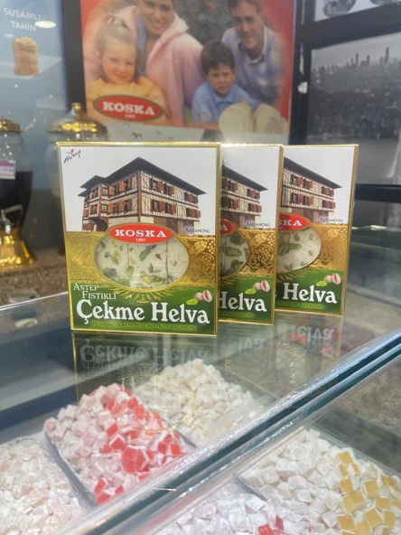 KOSKA FISTIKLI ÇEKME HELVASI 120 GR KOLİ 12 ADET - 3