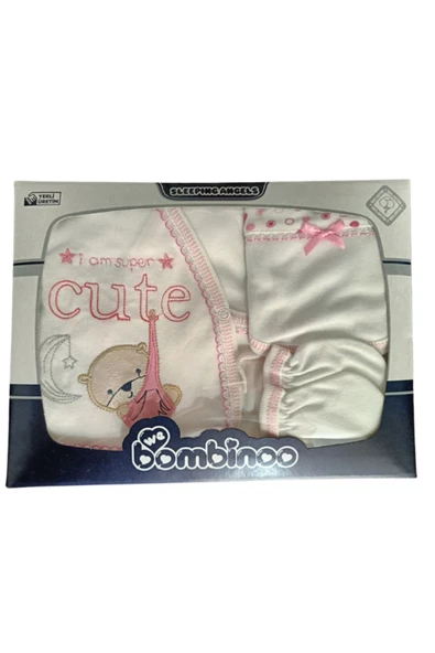 BABY KİDS COLORS Yeni Doğan Cute Hastahane Çıkışı 5li Zıbın Seti - 3