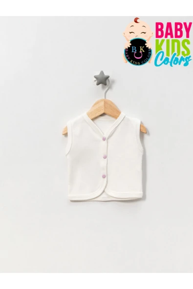 BABY KİDS COLORS Kutulu-Tavşan Yenidoğan Kıyafetleri 10'lu Hastane Çıkış Setleri Nakışlı %100 Pamuk Zıbın Set - 3