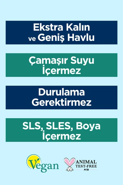 Iz Bırakmaz Yüzey Temizlik Havlusu Karbonat & Beyaz Sirke 100 Yaprak 3 Adet - 2