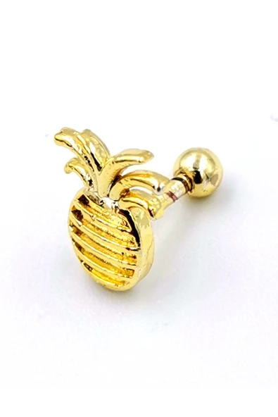 Çelik Zirkon Taşlı Piercing ürün görseli 1