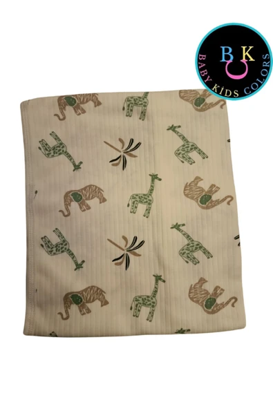 BABY KİDS COLORS Baskılı bebek battaniyesi 80*90 Çift kat - 2