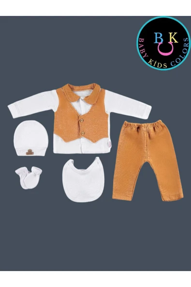 BABY KİDS COLORS Müslim 5'li set kutulu Takım - 3