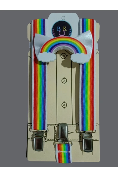 BABY KİDS COLORS Unisex Askı Papyon Takım ürün görseli