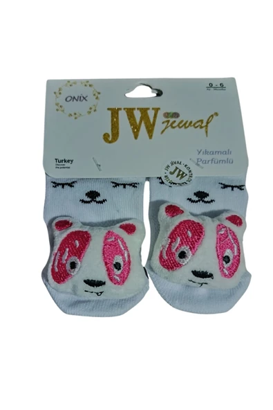 BABY KİDS COLORS Oyuncaklı bebek çorapları 0-6 AY