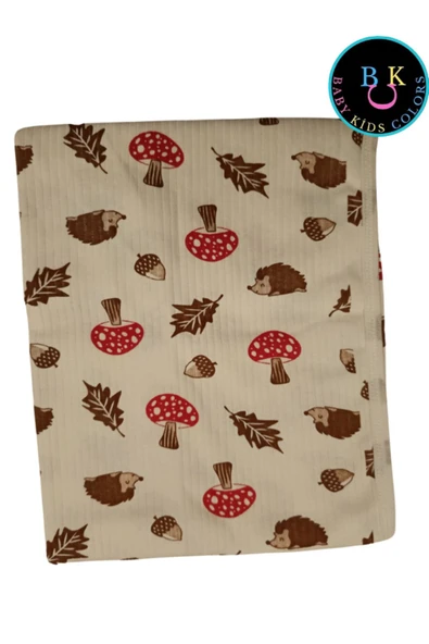 BABY KİDS COLORS Baskılı bebek battaniyesi 80*90 Çift kat - 2
