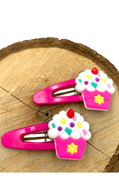 2 Li Figürlü Renkli Lüks Çıt Çıt Toka ürün görseli