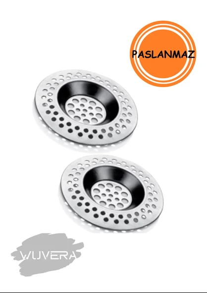 Wuvera Paslanmaz Çelik Lavabo Gider Süzgeci – 2'li Set - 3
