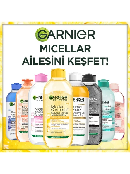 Garnier Micellar C Vitamini Kusursuz Makyaj Temizleme Suyu 400ML - 4