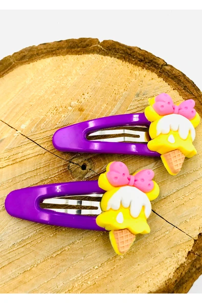 2 Li Figürlü Renkli Lüks Çıt Çıt Toka ürün görseli