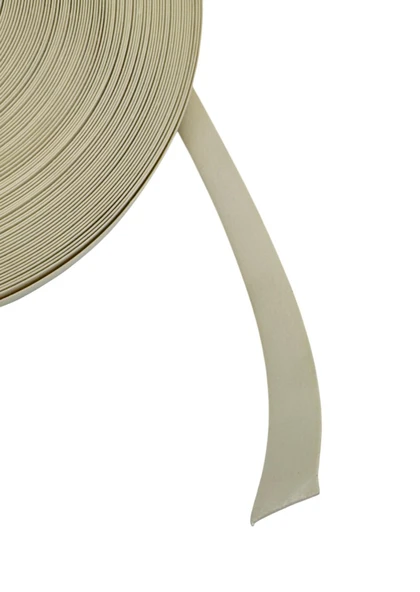 Contacall Mobilya Kenar Fitili 15 mm Krem Renk Şerit Conta Şerit Mobilya Kenar Fitili 50 Metre