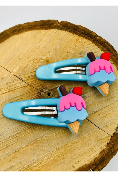 2 Li Figürlü Renkli Lüks Çıt Çıt Toka ürün görseli