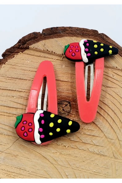 2 li Figürlü Renkli Lüks Çıt Çıt Toka ürün görseli