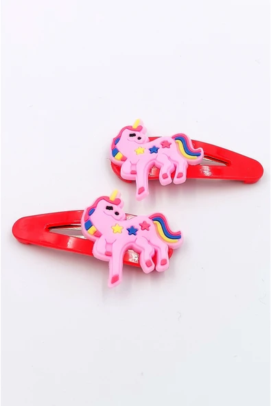 2 li Figürlü Renkli Lüks Çıt Çıt Toka ürün görseli