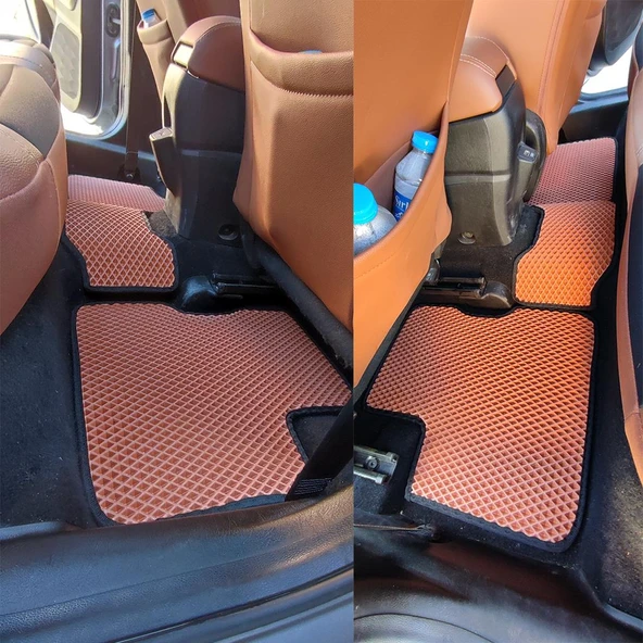 Bod Fiat Egea Sedan 3D Havuzlu Paspas Taba - Resim 3