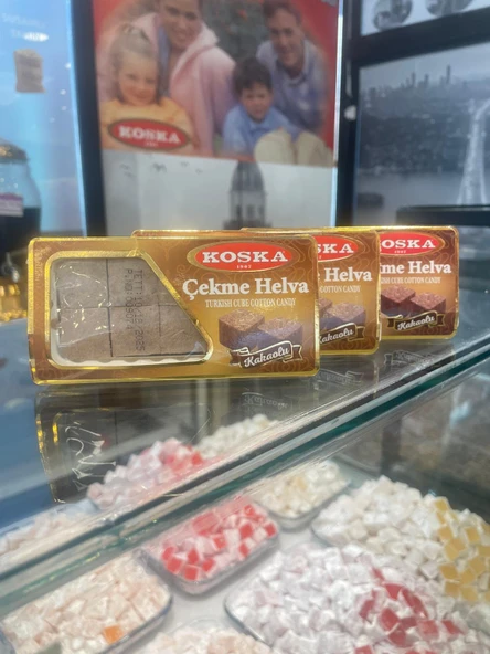 KOSKA KAKAOLU ÇEKME HELVA 60 GR KOLİ 24 ADET - Resim 3