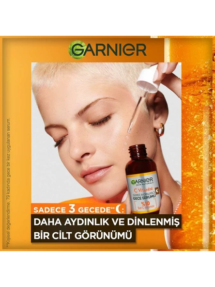 Garnier C Vitamini Süper Aydınlatıcı Gece Serumu - 2