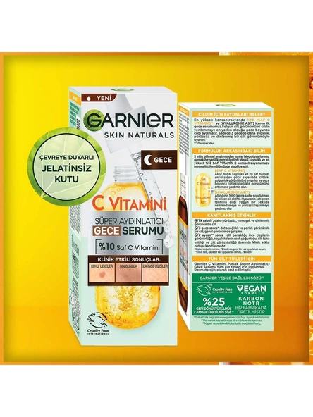 Garnier C Vitamini Süper Aydınlatıcı Gece Serumu - 4