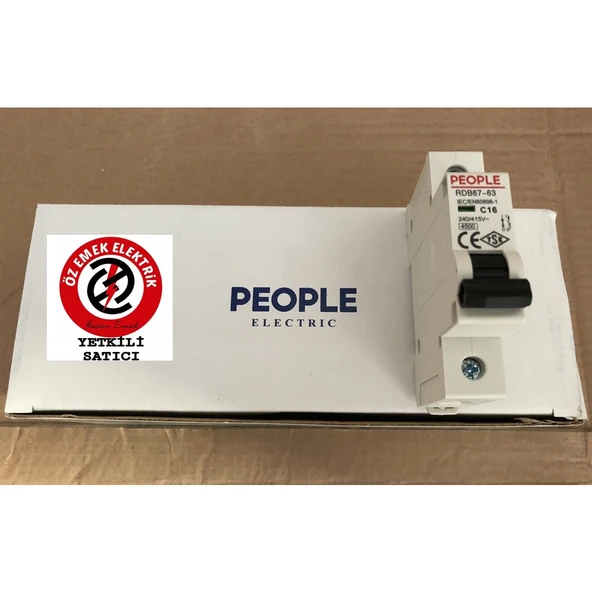 PEOPLE ELK. 4,5KA 1.SINIF W OTOMAT SİGORTA 1X40A - 3