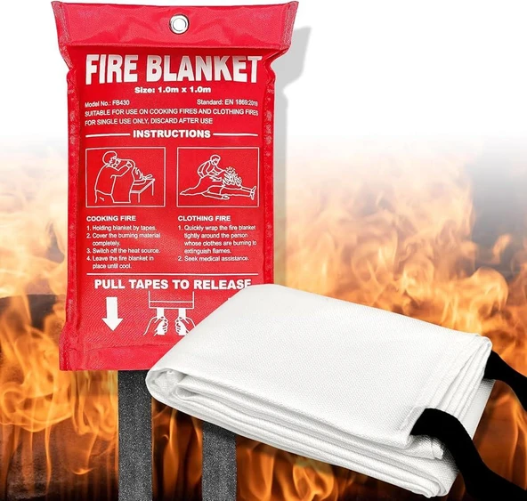 Yangın Battaniyesi 100 x 100 cm