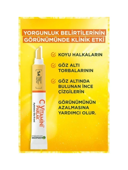 Garnier C Vitamini Parlak Aydınlatıcı Göz Kremi 15Ml - 3
