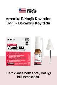 Anocin Methyl Cobalamin B12 Sprey 1000 mcg 2000 Ug 10 ml - 2