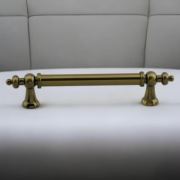Osmanlı Metal Antik Sarı Kulp 160 mm 16 cm Mobilya Çekmece Mutfak Dolabı Dolap Kapak Kulb Kulpu - 3