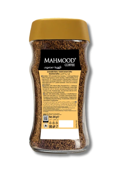 Mahmood Coffee Gold Granül Kahve Cam Kavanoz 200 g - 2