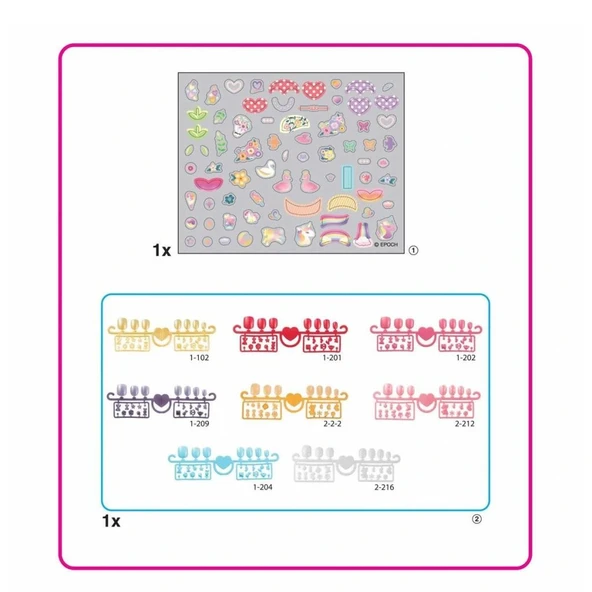 Nessiworld 35059 AquaBeads Kalpler ve Kurdeleler - Yedek Tırnak Paketi +4 yaş - Resim 3