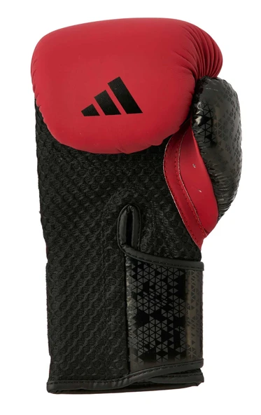 Adidas ADIC50TG Combat 50 Boks Eldiveni Kırmızı Mat Deri Kick Boks Eldiveni - 3