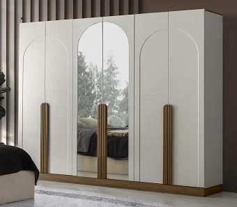 OLİMPOS MDF 6 KAPILI DOLAP - Resim 2