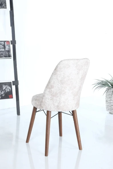 Morkese 6 Kişilik Açılır Masa Sandalye Takımı Mutfak Masası Takımı Salon Masası Yemek Masası Masa Takımı - 6