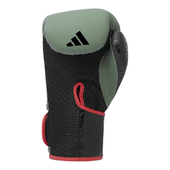 Adidas ADIC50TG Combat 50 Boks Eldiveni Haki Mat Suni Deri Kick Boks Eldiveni - 2