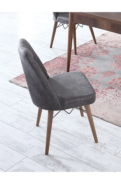 Morkese Averro 80X130(Kapalı) 80X170(Açık) Yemek Odası Takımı Mutfak Masası Takımı Yemek Masası 4 Kişilik - 2
