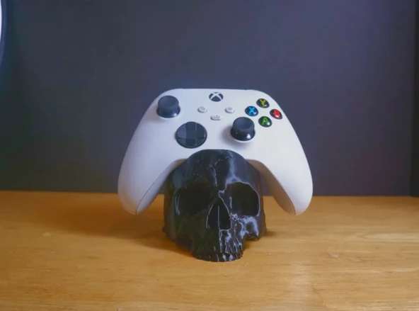 Kafatası Temalı Gamepad Standı – Şık ve Gotik Tasarım - 2