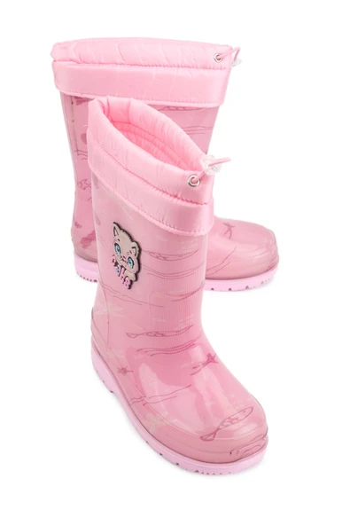 Monalisa Home Pembe Renkli Çocuk Çizme - Resim 2