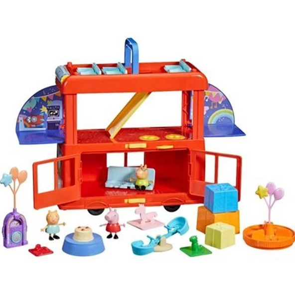 Nessiworld Peppa Pig 2'si1 Arada Parti Otobüsü ürün görseli 1