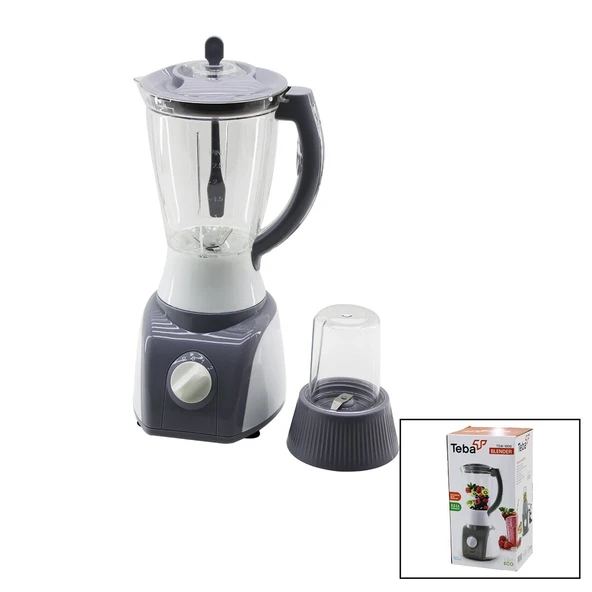 TEBA TSW-1800 BUZ KIRICIÇOK AMAÇLI BLENDER DOĞRAYICI 2PCS HAZNE - BIÇAK SİSTEMİ=2.5LT 2 KADEME HIZ+PULSE (4901)