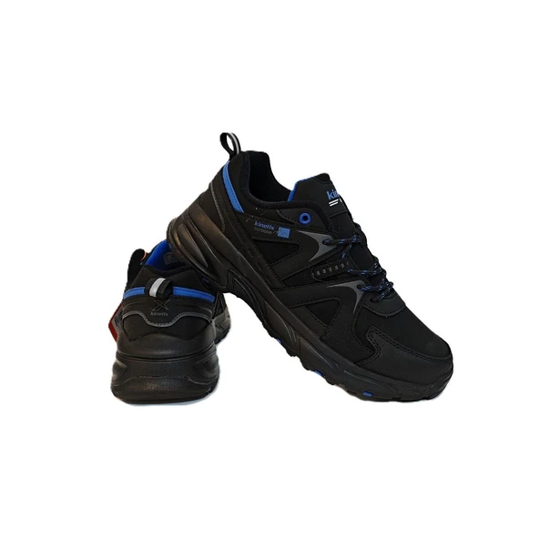 Kinetix Harles Pu Siyah Fuspetli Hafif Rahat Koşu Spor Ayakkabı - Resim 8