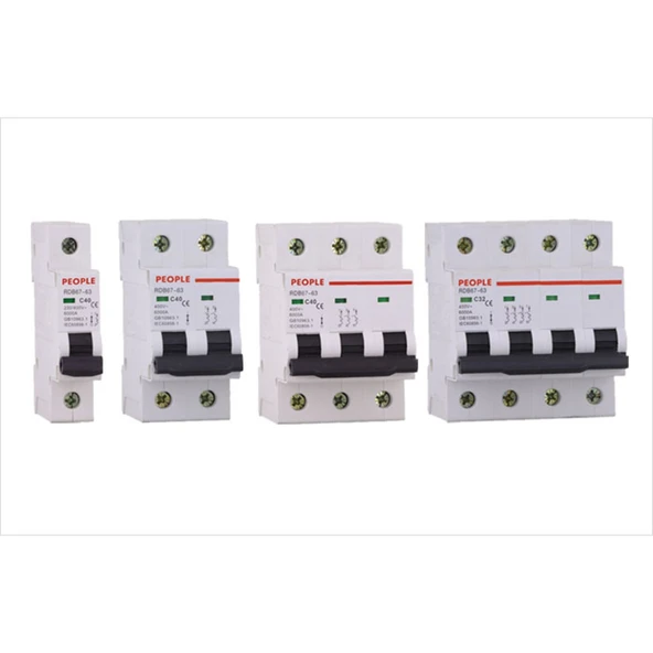 PEOPLE ELK.4,5KA 1.SINIF K OTOMAT SİGORTA 4X32A - 5